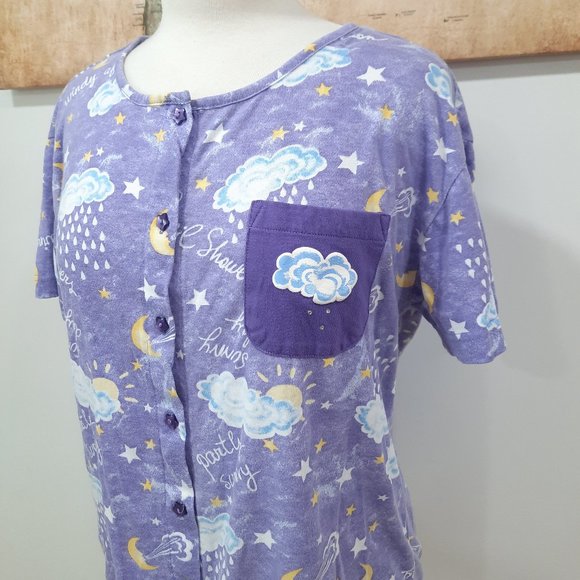 fashion-bug-intimates-sleepwear-comfy-purple-weather-themed